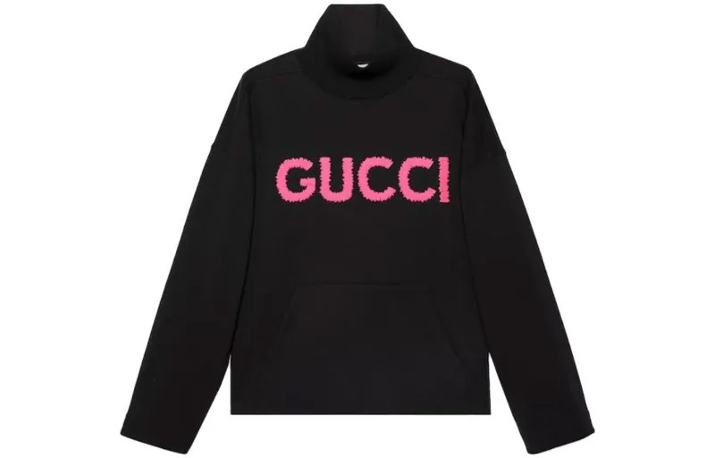 Толстовка женская Gucci, черный / розовый