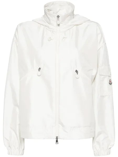 Moncler куртка на молнии, белый