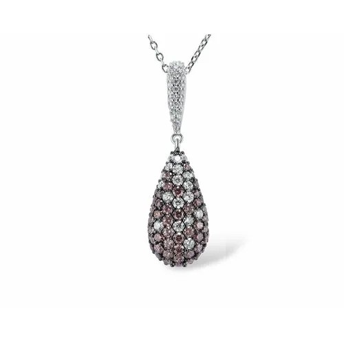 Подвеска VALTERA, серебро, 925 проба, фианит