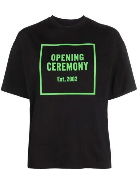 Opening Ceremony футболка с логотипом, черный