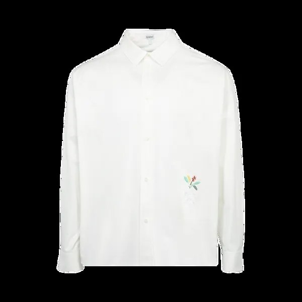 Рубашка Loewe 'White/Bkue', белый