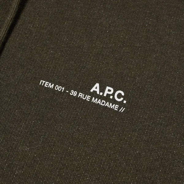 A.P.C. Товар: Толстовка с логотипом, хаки
