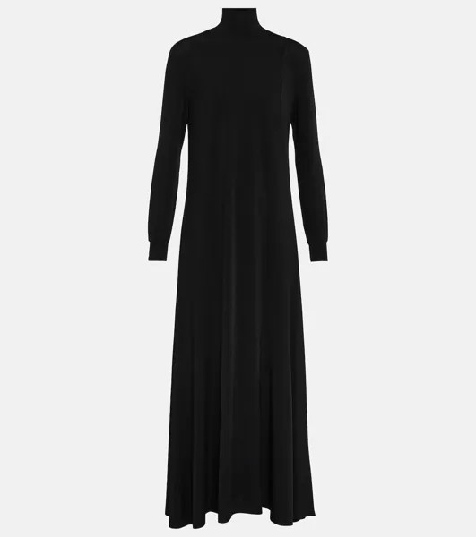 Платье макси Richie из джерси KHAITE, черный