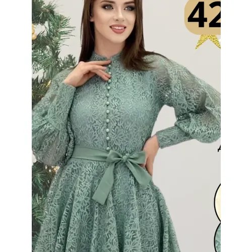 Платье размер 44, зеленый