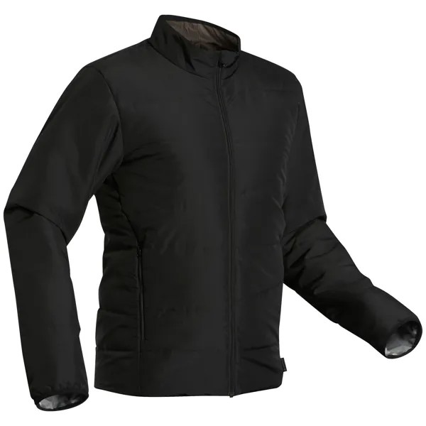 Синтетическая стеганая куртка Decathlon для треккинга в горах Mt50 0°C Forclaz, черный