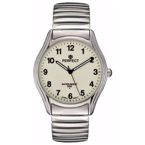 Perfect часы наручные, мужские, кварцевые, на батарейке, металлический браслет, японский механизм X241-104