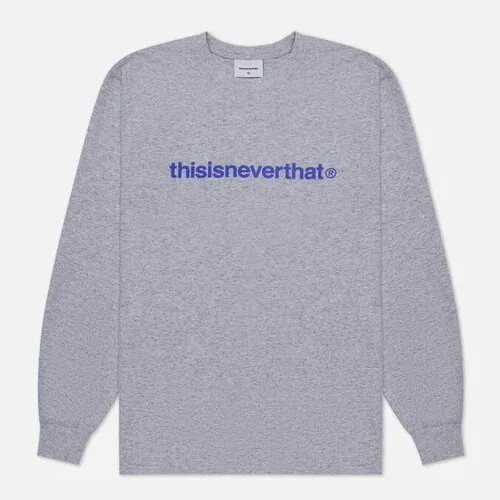 Мужской лонгслив thisisneverthat Print T-Logo серый, Размер S