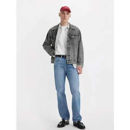 Джинсы классические Levi's, размер 36/34, голубой