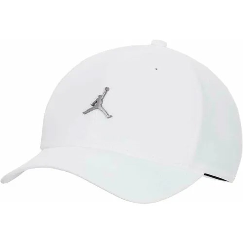 Бейсболка NIKE J RISE CAP S CB MTL JM, размер S/M, белый