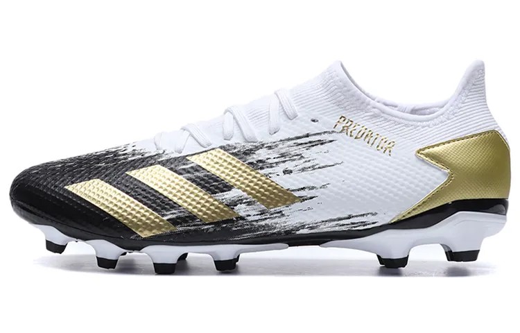 Мужские футбольные бутсы Adidas Predator 20.3 L Mg белый/золотой металлик/черный