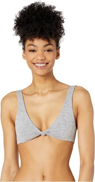 Купальный топ L*Space Space-Dye Mandy Twist Top, цвет Marle Fog Grey