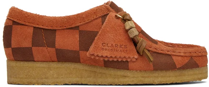 Clarks Originals Оранжевые дерби Wallabee