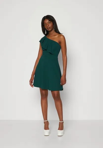 Платье из джерси Maxine Ruffle Skater WAL G, цвет forest green