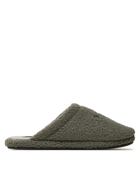 Домашние тапочки Tommy Hilfiger Warm Curly House Shoe FM0FM05226 Gris, серый