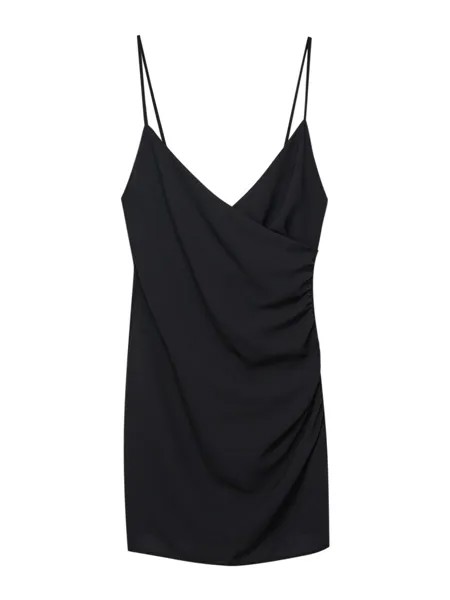 Коктейльное платье Pull&Bear, черный