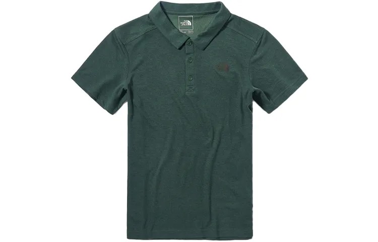 Рубашка поло мужская зеленая The North Face, зеленый