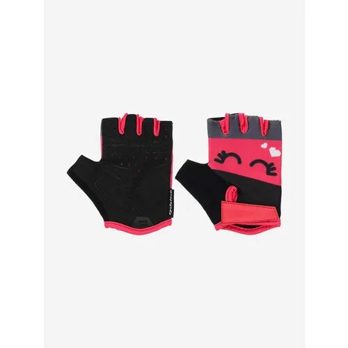 Перчатки Cyclotech, размер XXS, черный, розовый