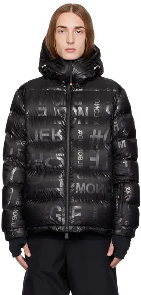 Moncler Grenoble Черный Пуховик Isorno