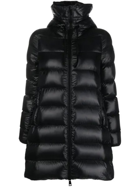 Moncler длинный пуховик Suyen, черный
