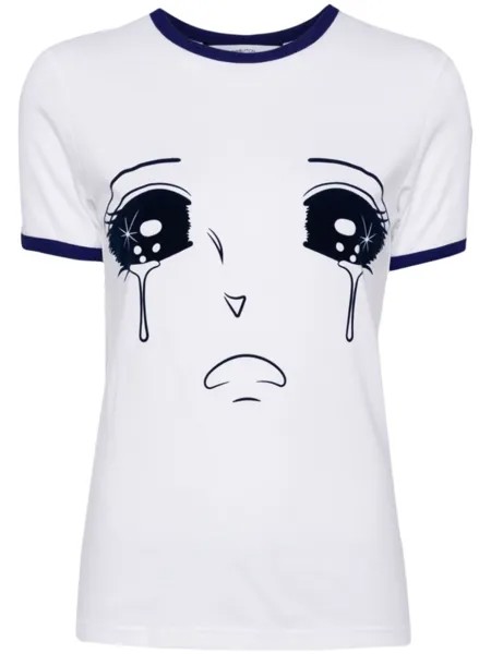 PushBUTTON футболка Blue Rib Point, белый