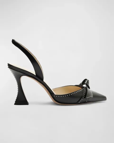 Кожаные туфли с застежкой через шею Clarita Bell Alexandre Birman, цвет Black