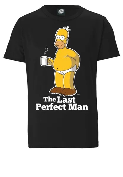 Футболка Logoshirt Simpsons Homer Simpson, черный