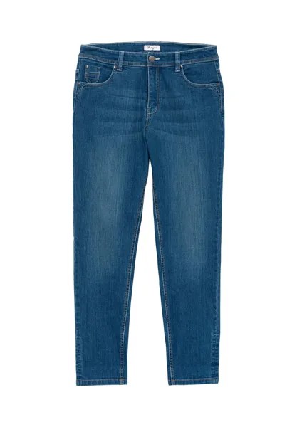 Джинсы «Die Schmale» с двухцветными контрастными швами sheego, цвет Blue Denim