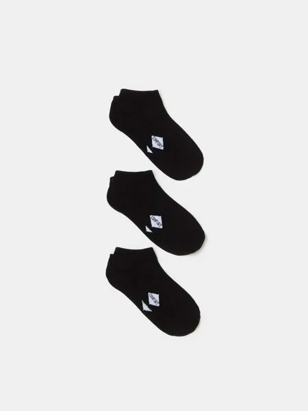 Эластичные носки для обуви из трех пар Ovs, цвет black