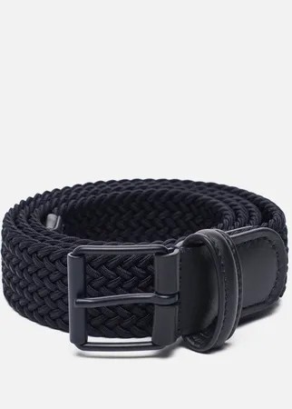 Ремень Anderson's Narrow Elastic Woven Stretch, цвет синий, размер 110