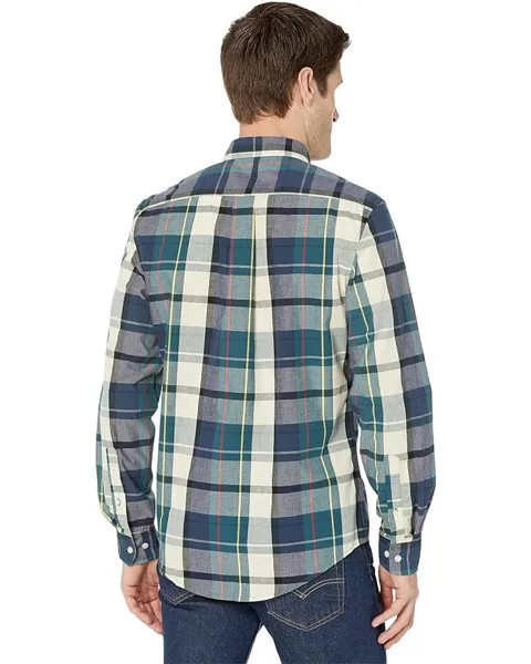 Рубашка U.S. POLO ASSN. Long Sleeve Peached Poplin Woven Shirt, цвет Pine Grove