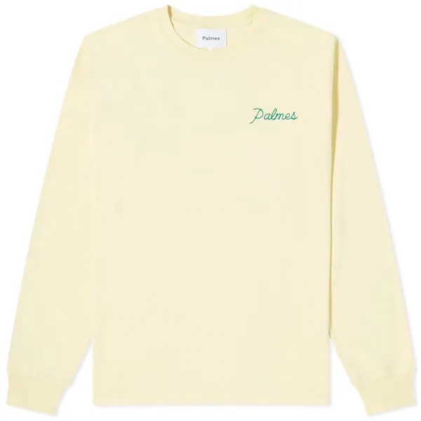 Футболка Palmes Sunset Long Sleeve, цвет Sunfaded Yellow