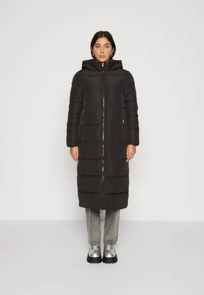 Зимнее пальто Onlanna Long Hood Puffer Coat ONLY, черный