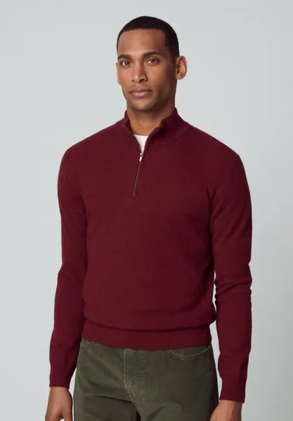 Свитер Hzip Hackett London, цвет maroon red