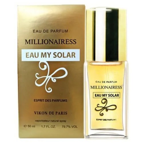 Парфюмерная вода Новая Заря Millionairess Eau My Solar, 50 мл