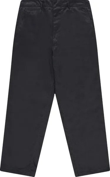 Брюки nanamica Wide Chino Pants 'Black', черный