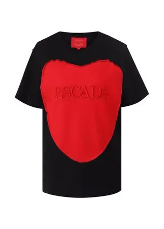 Хлопковая футболка Escada Sport