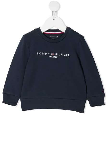 Tommy Hilfiger Junior толстовка с круглым вырезом и логотипом