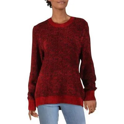 Женский красный свитер с текстурированной рубашкой T Tahari, топ L BHFO 9346