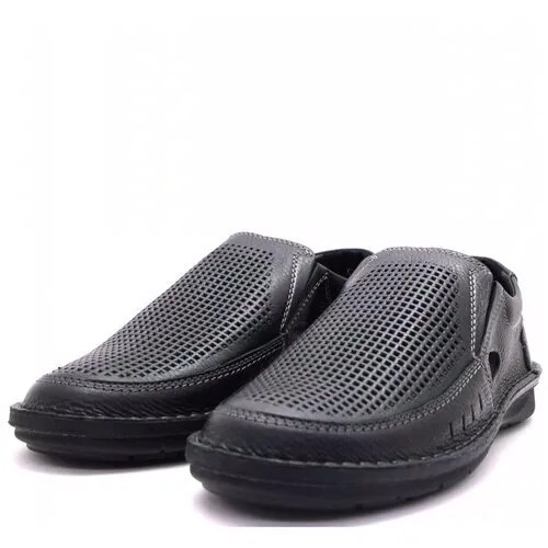 Rooman 905-218-T1C1 мужские туфли черный натуральная кожа, Размер 41