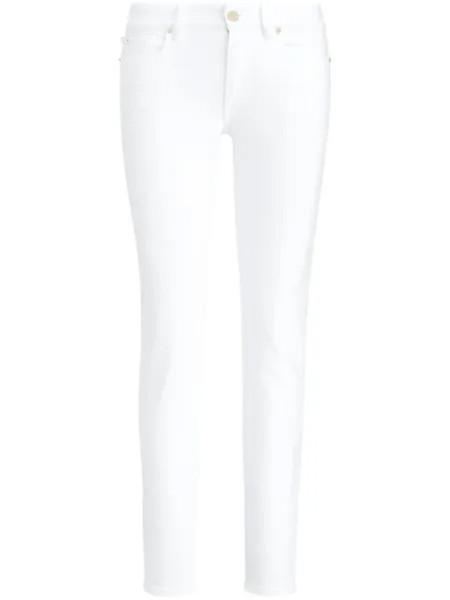 Ralph Lauren Collection узкие джинсы с заниженной талией, белый