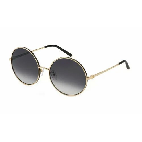 Солнцезащитные очки Escada C82-301Y, круглые, оправа: металл, для женщин, золотой