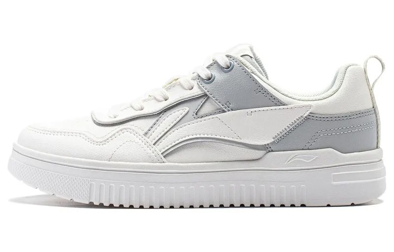 Кроссовки LINING Qingyun Lifestyle Shoes Women's Low-top White/Gray, белый/серый