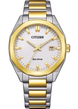 Японские наручные  мужские часы Citizen BM7624-82A. Коллекция Eco-Drive