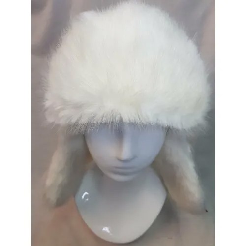 Шапка ушанка , размер 10-14 лет, коралловый