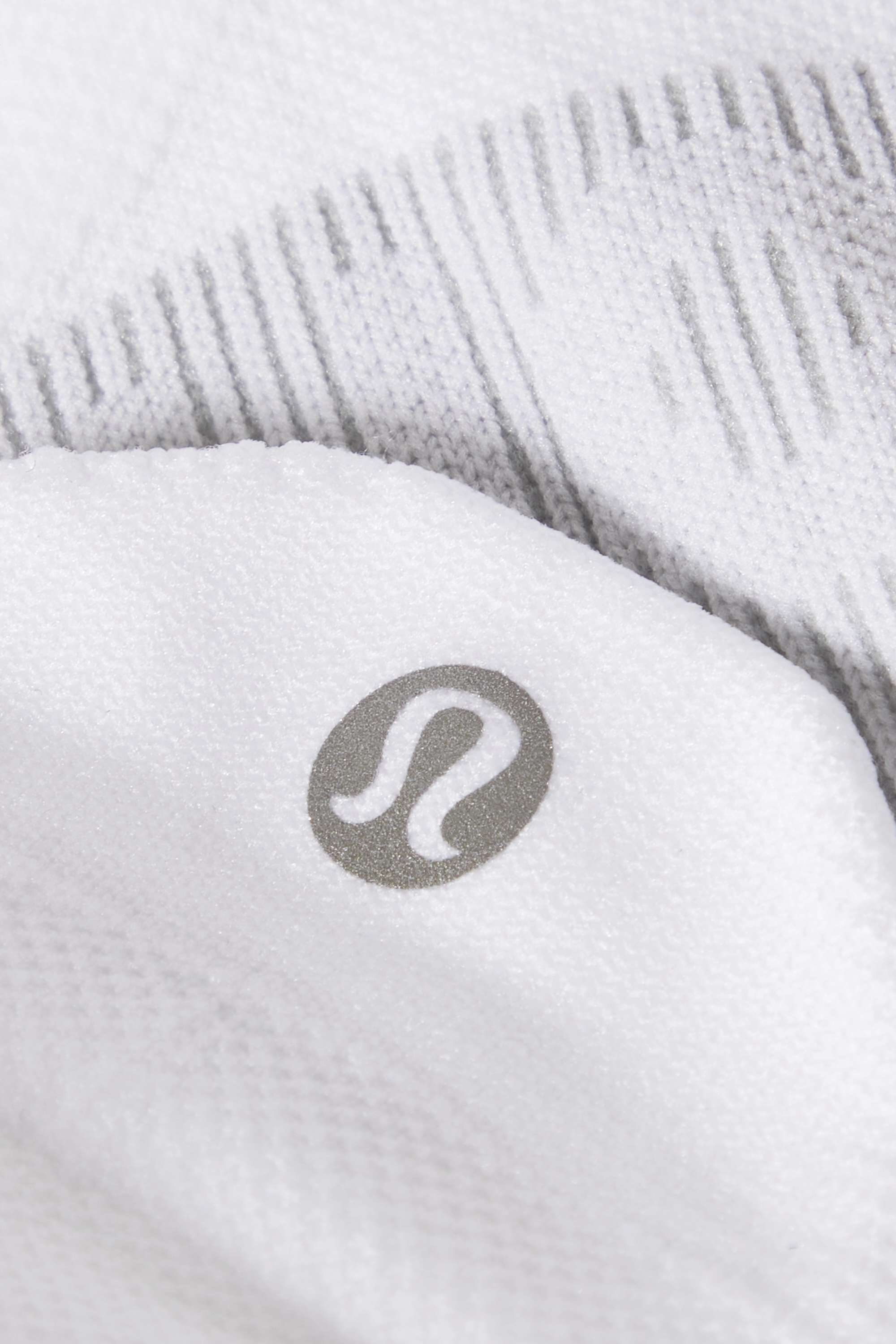 LULULEMON Носки Power Stride из смесового органического хлопка, белый