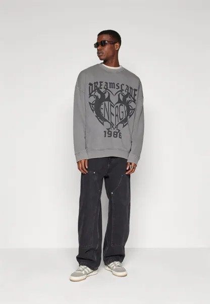 Толстовка Dreamscape Crew Terry Unisex YOURTURN, цвет dark grey