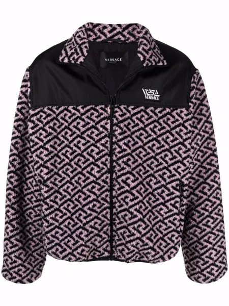 Versace куртка с графичным принтом