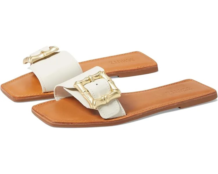 Сандалии Schutz Enola Flat, цвет Pearl