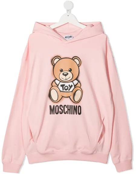 Moschino Kids худи с принтом Teddy Bear