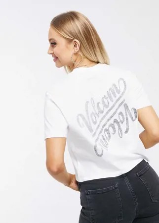 Белая футболка Volcom-Белый